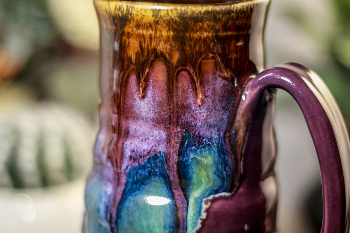 30-B Magenta Haze Textured Stein Mug - MISFIT, 15 oz. - 20% off