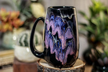 Load image into Gallery viewer, 33-D Amethyst Grotto Notched Crystal Mug - MISFIT, 14 oz. - 10% off