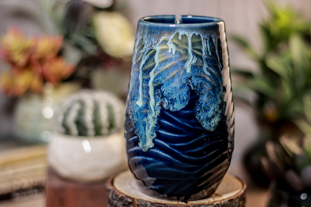 42-E Astral Wave Notched Textured Mug - ODDBALL, 18 oz. - 10% off