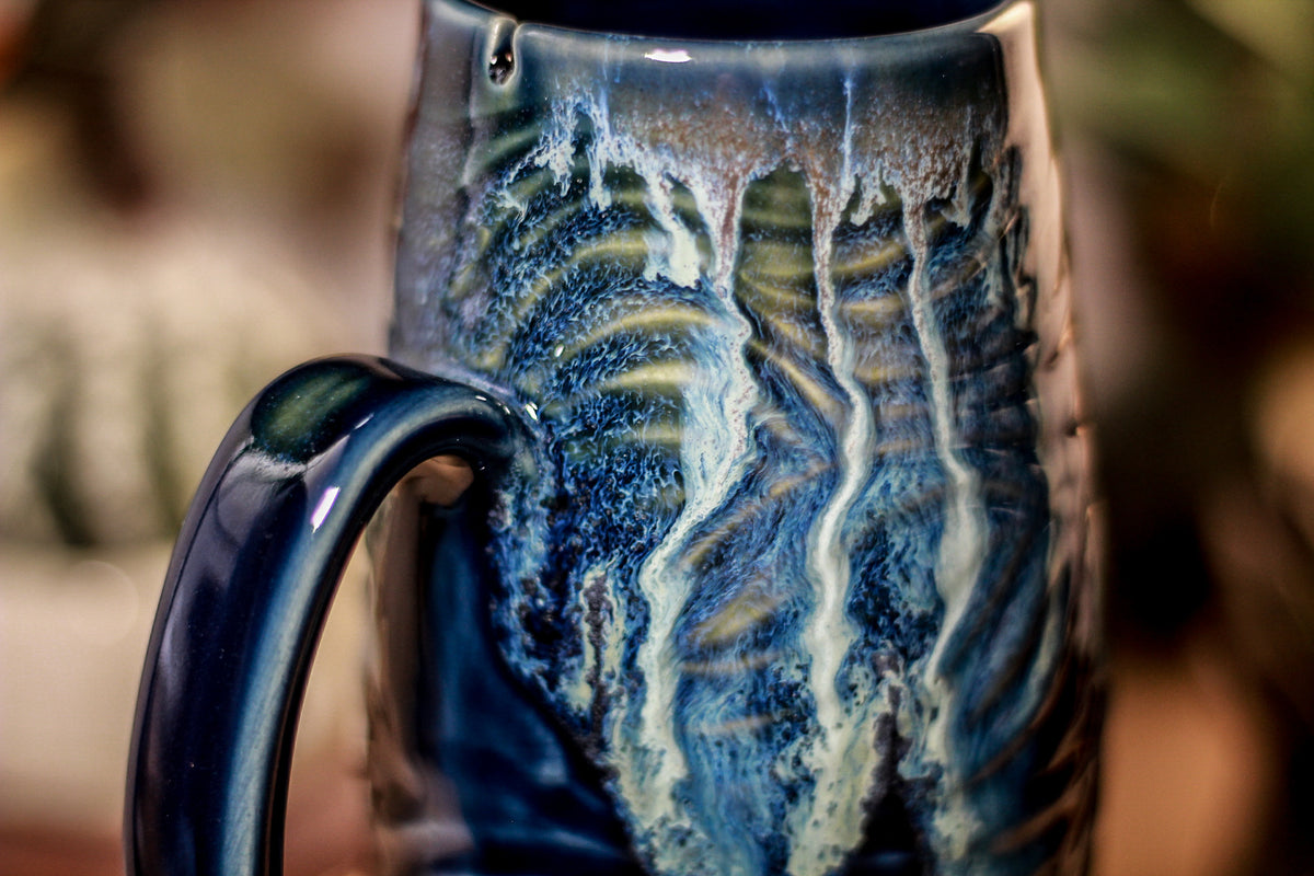 42-E Astral Wave Notched Textured Mug - ODDBALL, 18 oz. - 10% off