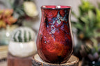45-B Dragon's Blood Agate Barely Flared Notched  Mug, 16 oz.