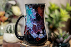 46-A Rainbow Stellar Barely Flared Notched Mug - TOP SHELF MISFIT, 18 oz