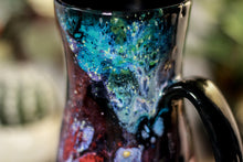 Load image into Gallery viewer, 46-A Rainbow Stellar Barely Flared Notched Mug - TOP SHELF MISFIT, 18 oz