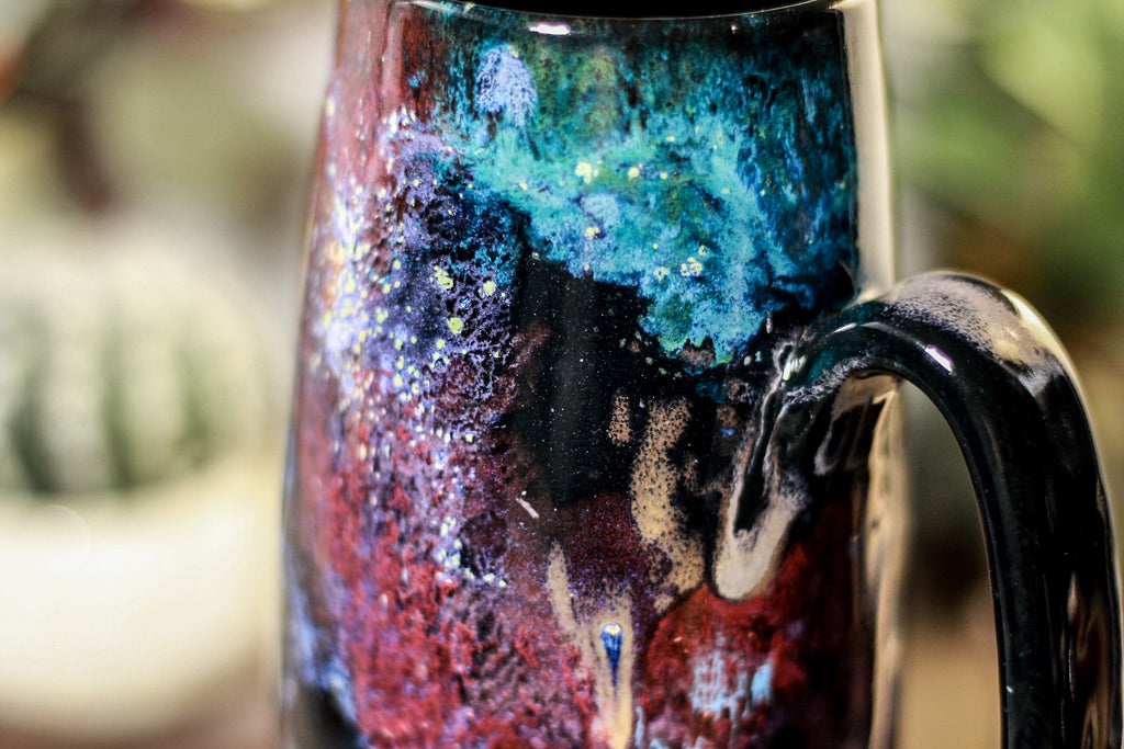 47-A Rainbow Stellar Barely Flared Mug - TOP SHELF, 21 oz