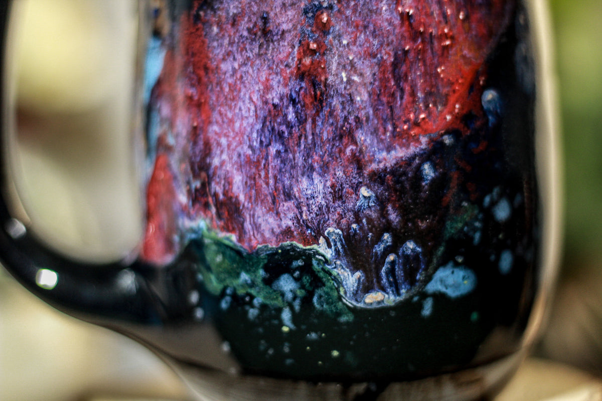 47-A Rainbow Stellar Barely Flared Mug - TOP SHELF, 21 oz