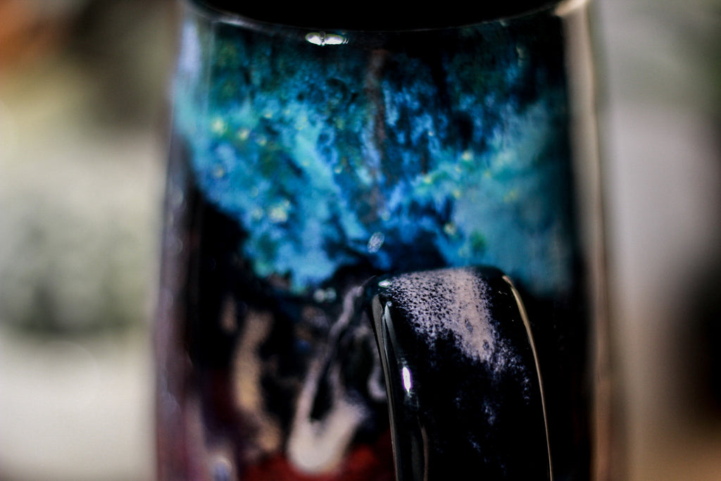 47-A Rainbow Stellar Barely Flared Mug - TOP SHELF, 21 oz