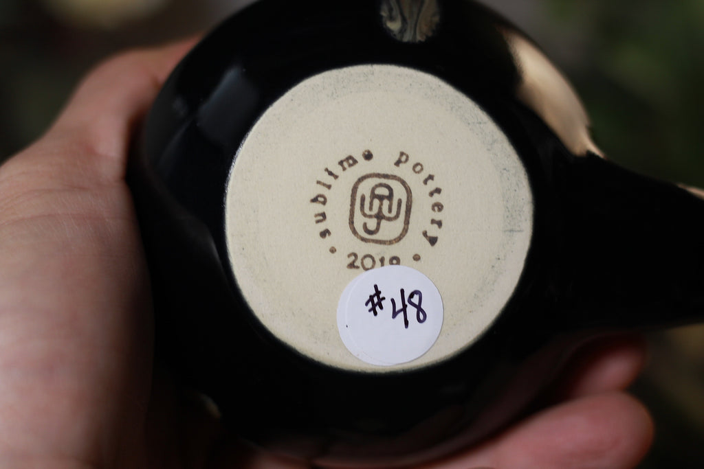48-E PROTOTYPE Barely Flared Notched Mug, 13 oz.