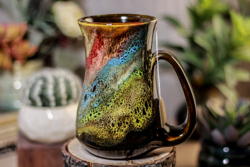 01-P Experiment Barely Flared Notched Mug, 16 oz.