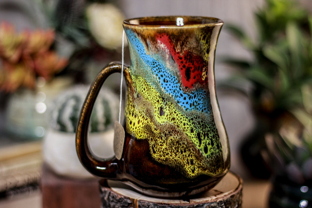 01-P Experiment Barely Flared Notched Mug, 16 oz.