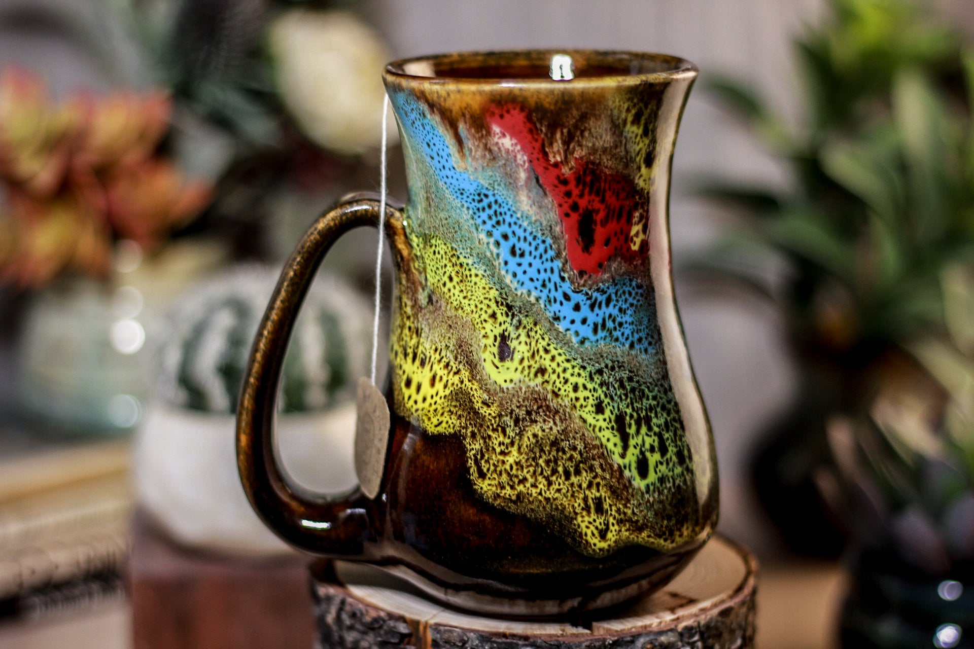 01-P Experiment Barely Flared Notched Mug, 16 oz.