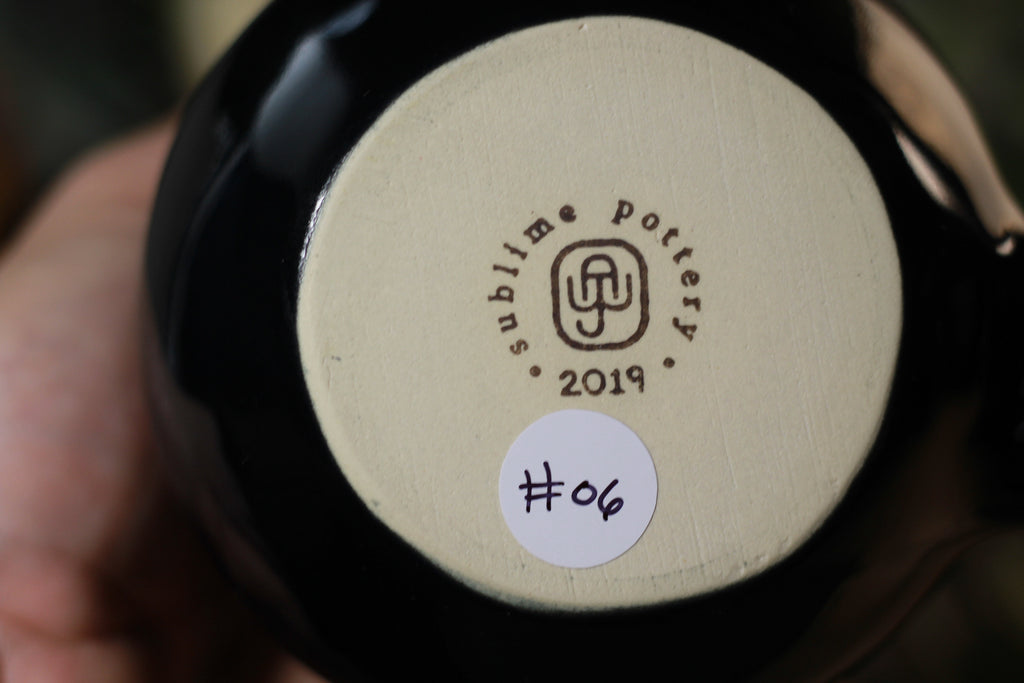 06-A Prototype Barely Flared Notched Mug, 21 oz.