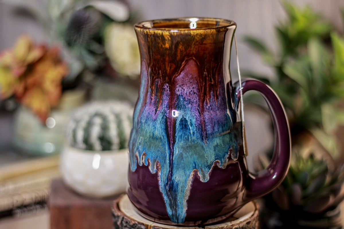 08-B Magenta Haze Barely Flared Notched Mug, 20 oz.