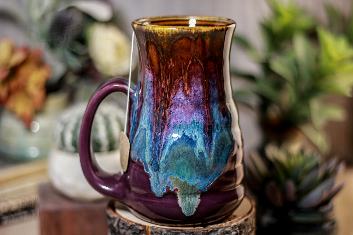 08-B Magenta Haze Barely Flared Notched Mug, 20 oz.