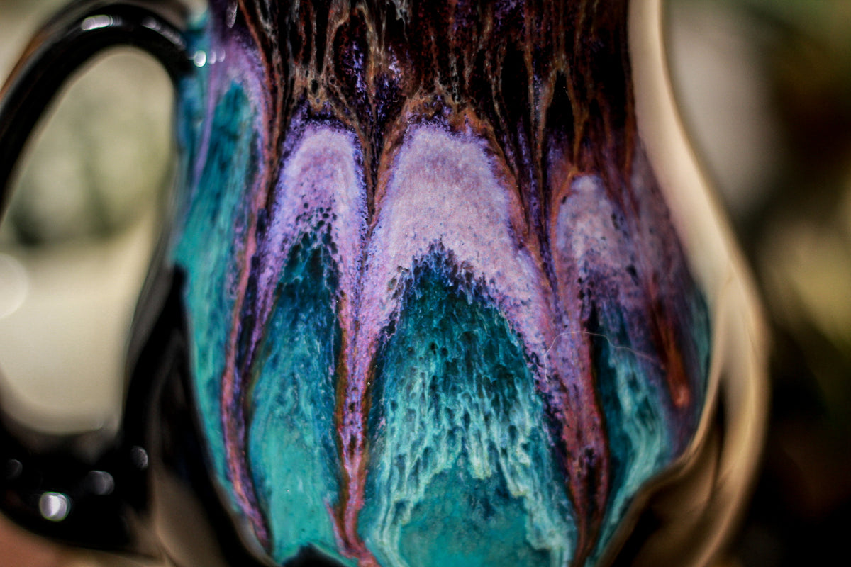 09-B Purple Haze Barely Flared Notched Mug, 21 oz.