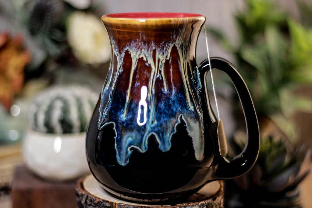 10-D New Wave Barely Flared Notched Mug - TOP SHELF, 21 oz.