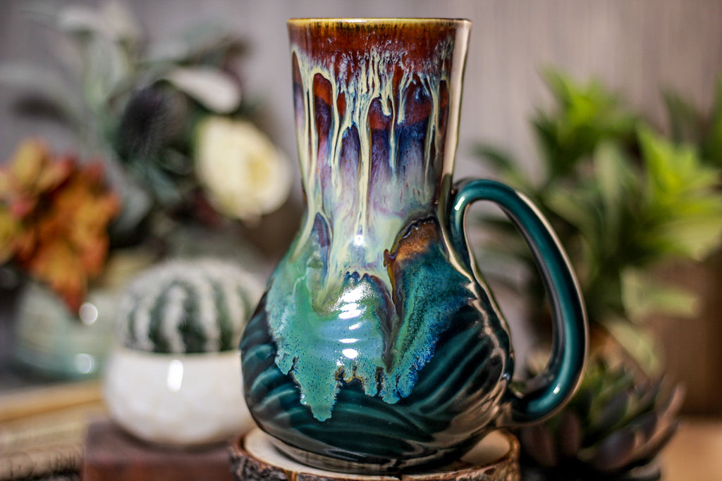19-A New Wave/New Earth Mashup Textured Mug - TOP SHELF, 23 oz.
