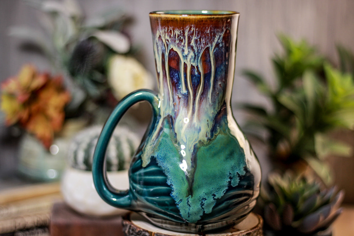 19-A New Wave/New Earth Mashup Textured Mug - TOP SHELF, 23 oz.