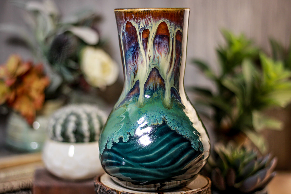 19-A New Wave/New Earth Mashup Textured Mug - TOP SHELF, 23 oz.