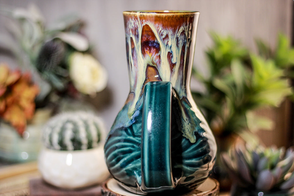 19-A New Wave/New Earth Mashup Textured Mug - TOP SHELF, 23 oz.