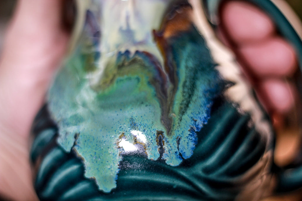 19-A New Wave/New Earth Mashup Textured Mug - TOP SHELF, 23 oz.