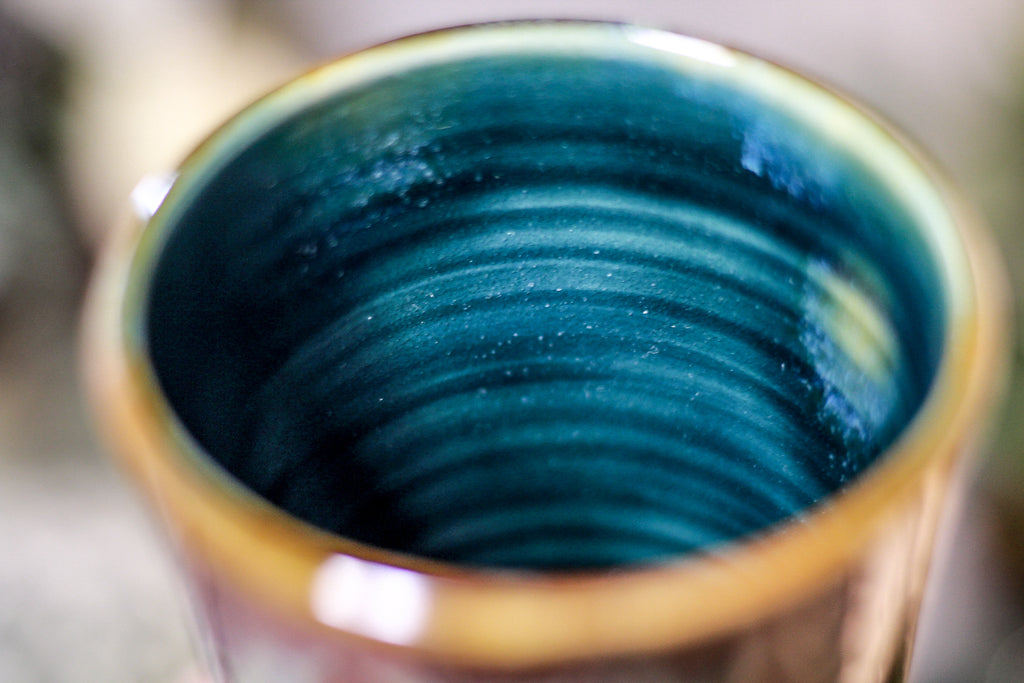 19-A New Wave/New Earth Mashup Textured Mug - TOP SHELF, 23 oz.