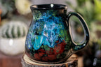 32-B Chrysocolla Barely Flared Mug, 17 oz.
