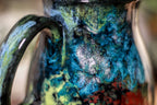 32-B Chrysocolla Barely Flared Mug, 17 oz.