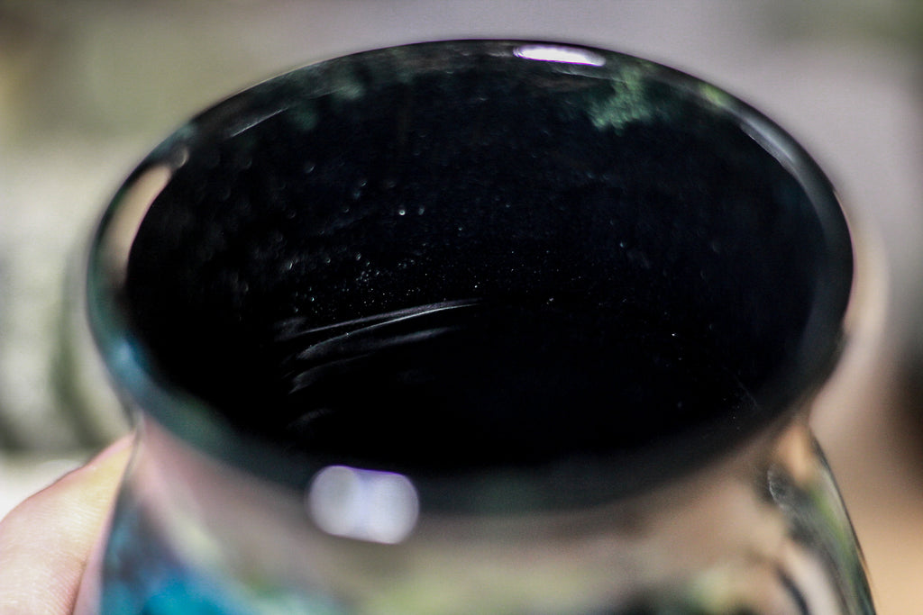 32-B Chrysocolla Barely Flared Mug, 17 oz.