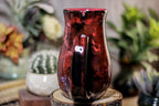 35-B Dragon's Blood Agate Barely Flared Notched  Mug, 18 oz.