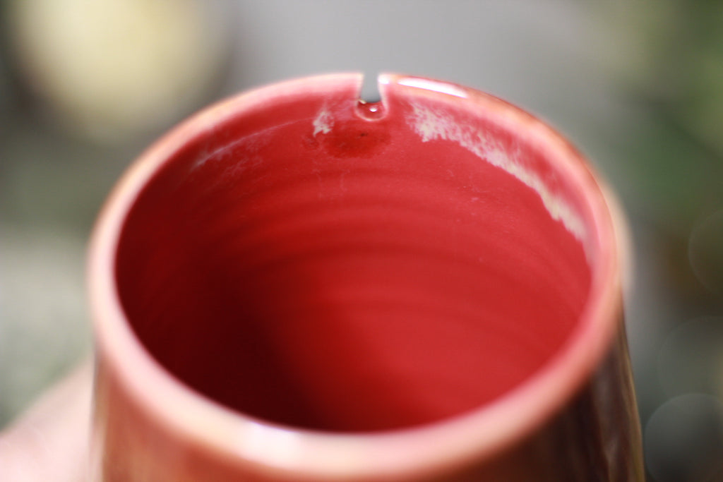 39-C Lava Falls Notched Textured Acorn Mug, 17 oz
