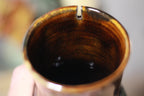 41-B Rainbow Grotto Barely Flared Notched Crystal Mug, 17 oz