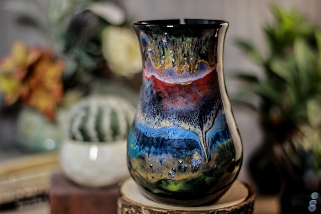 43-A Cosmic Grotto Barely Flared Notched Mug - TOP SHELF MISFIT, 17 oz