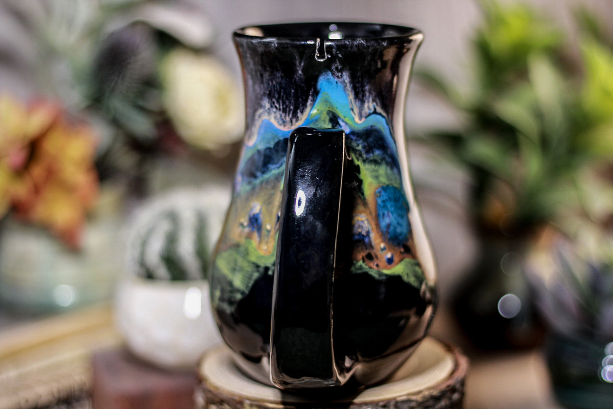 43-A Cosmic Grotto Barely Flared Notched Mug - TOP SHELF MISFIT, 17 oz