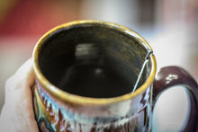 Load image into Gallery viewer, 33-A New Earth Notched Textured Stein Mug, 18 oz.