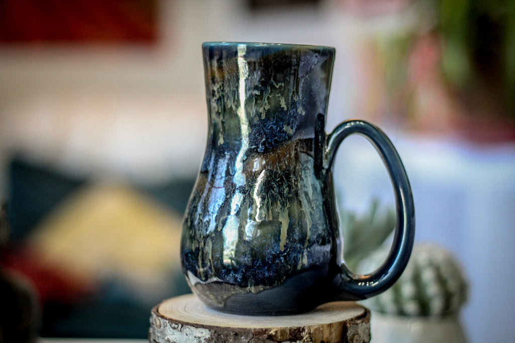 09-E Moody Blues Barely Flared Mug, 15 oz.