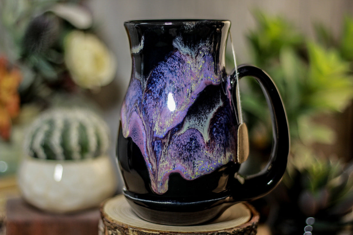 46-D Amethyst Grotto Barely Flared Notched Acorn Mug, 15 oz.