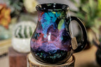 51-A Rainbow Stellar Barely Flared Notched Mug,  19 oz