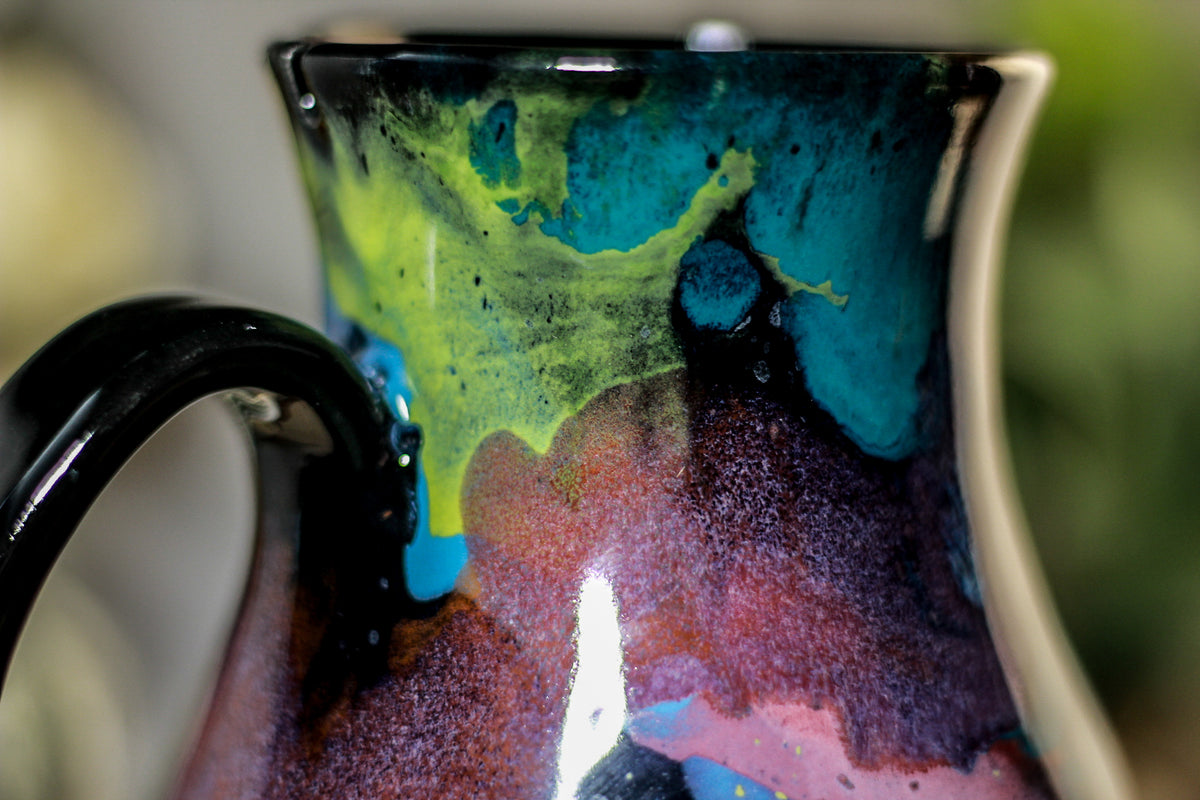 51-A Rainbow Stellar Barely Flared Notched Mug,  19 oz