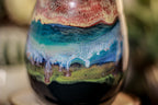 01-P Cosmic Grotto Variation Barely  Flared Notched Mug, 14 oz.