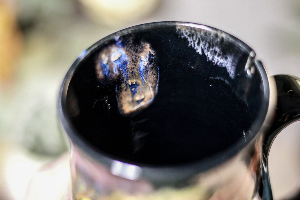01-P Cosmic Grotto Variation Barely  Flared Notched Mug, 14 oz.