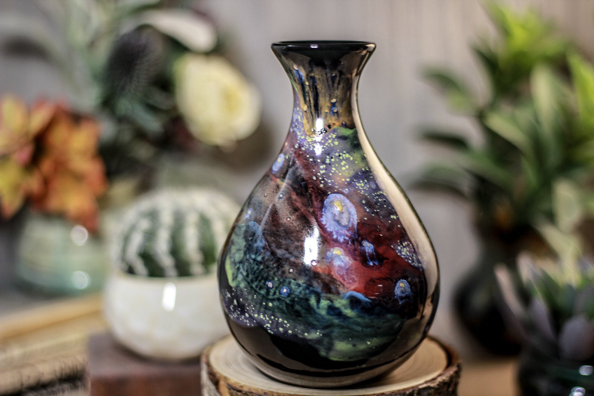 02-P Cosmic Grotto Variation Vase