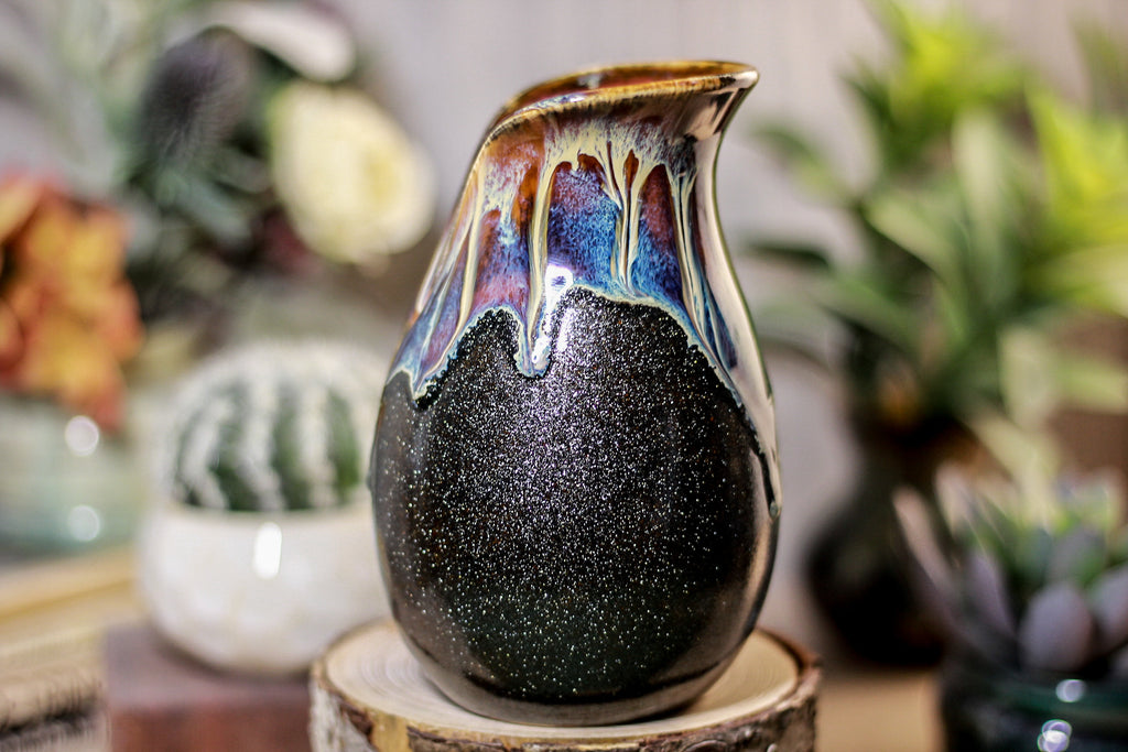 03-P New Wave/Rainbow Grotto Vase