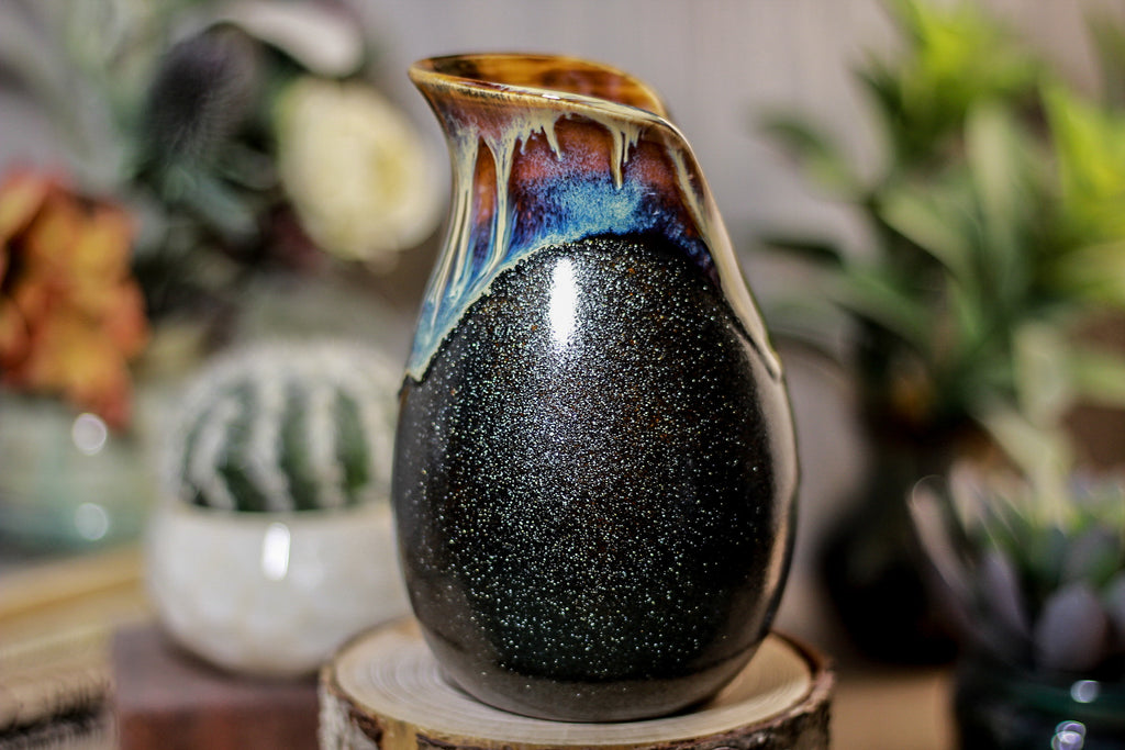 03-P New Wave/Rainbow Grotto Vase