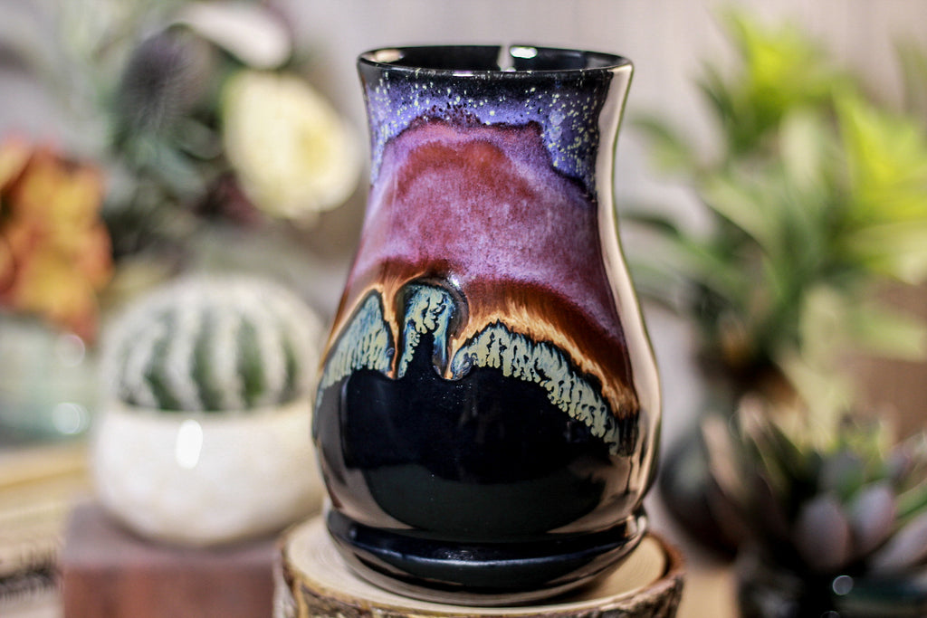 01-A PROTOTYPE Starry Night Barely Flared Notched Mug - TOP SHELF, 18 oz.
