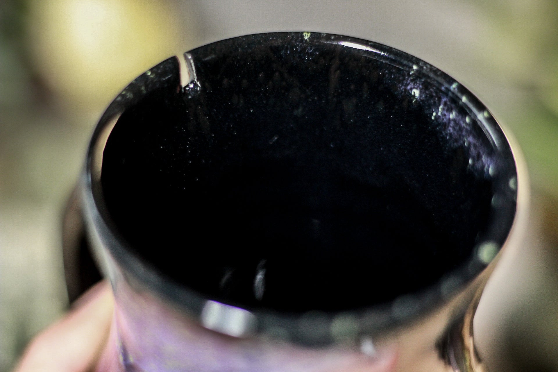 01-A PROTOTYPE Starry Night Barely Flared Notched Mug - TOP SHELF, 18 oz.