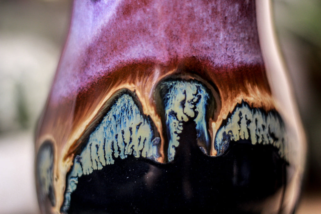 01-A PROTOTYPE Starry Night Barely Flared Notched Mug - TOP SHELF, 18 oz.
