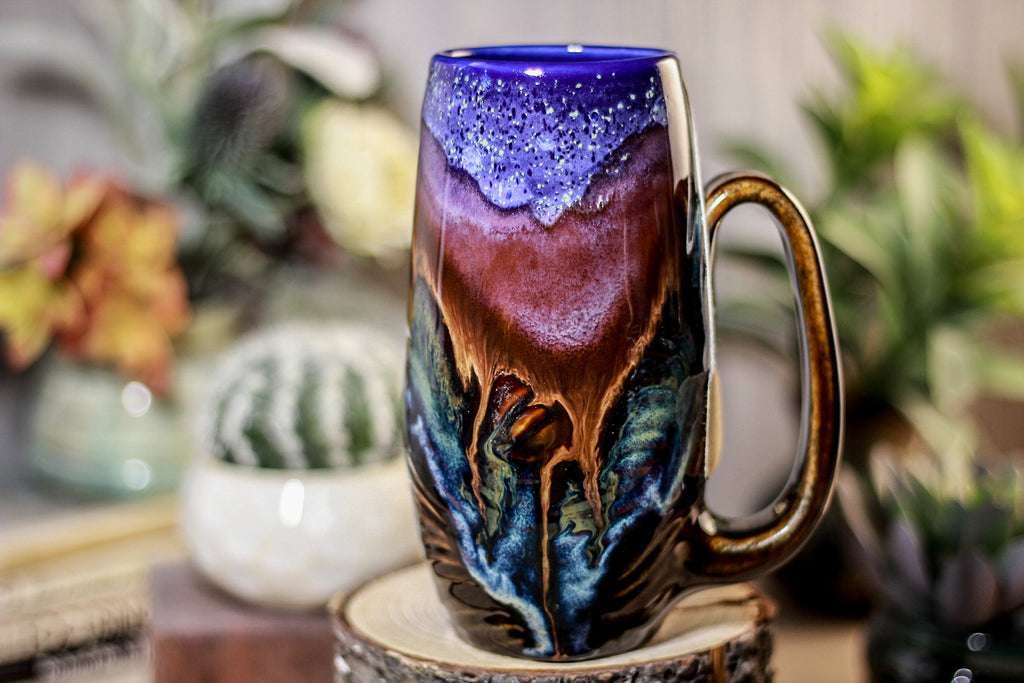 03-A PROTOTYPE Starry Night Notched Textured Mug - TOP SHELF, 16 oz.