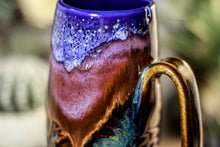 Load image into Gallery viewer, 03-A PROTOTYPE Starry Night Notched Textured Mug - TOP SHELF, 16 oz.