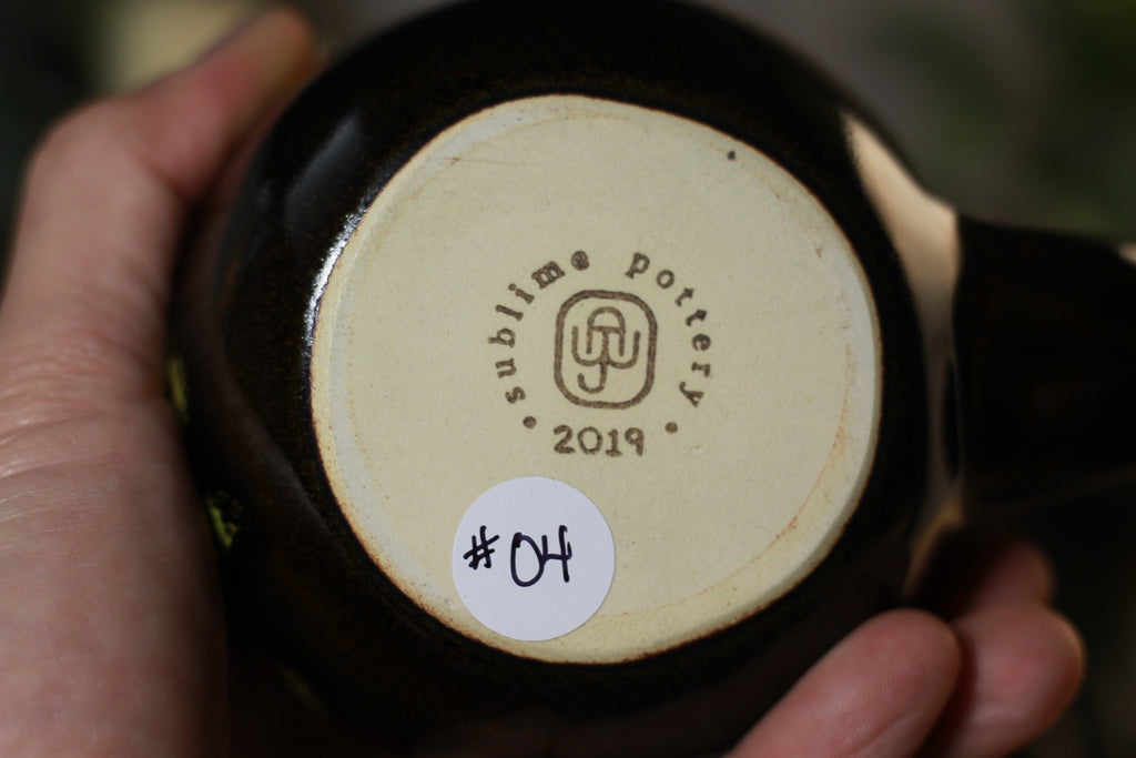 04-C PROTOTYPE Barely Flared Notched Mug, 16 oz.