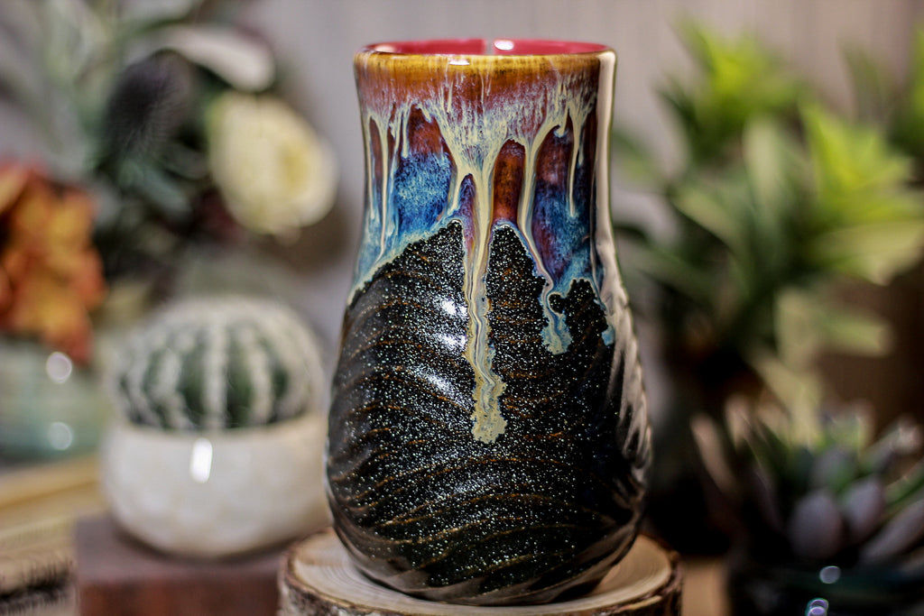 20-D New Wave Barely Flared Notched Textured Mug, 19 oz.